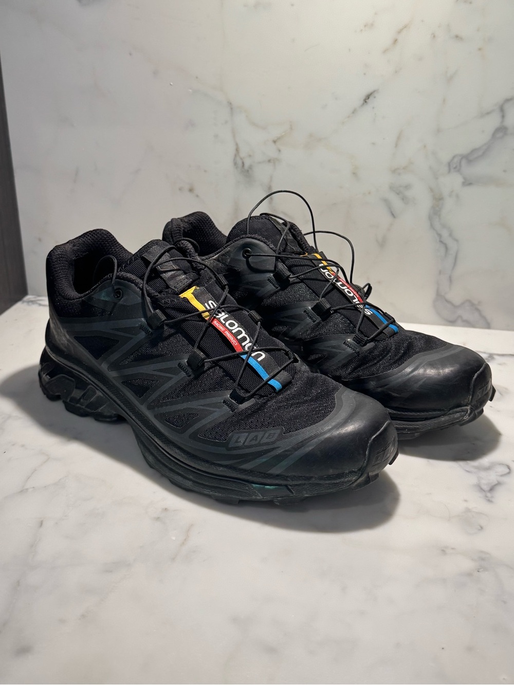 Salomon XT-6 Trail Running Shoes in Black